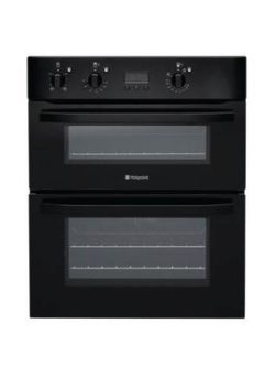 Hotpoint Newstyle Uh53Ks Built-Under Electric Double Oven - Black